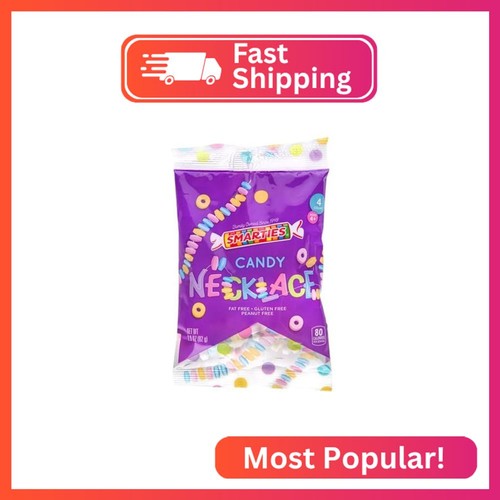 Smarties candy necklace - necklace,