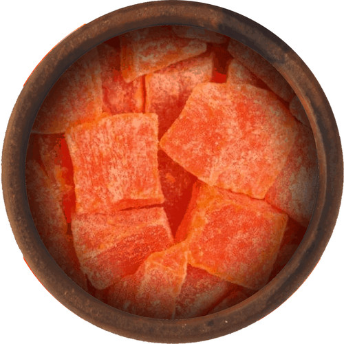 Bulk papaya diced - 10, lb